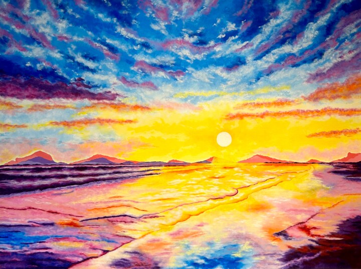 Amanecer de un sueño 绘画, 35.4x47.2 in