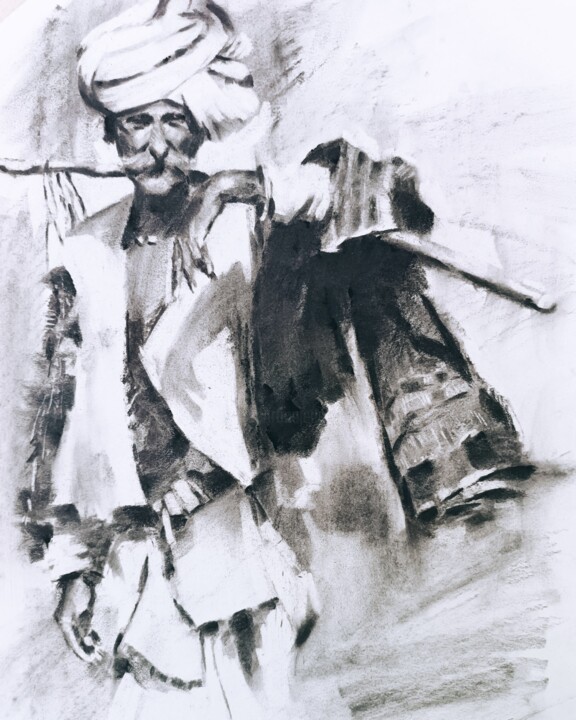 Always walk 图画, 16.5x11.7 in