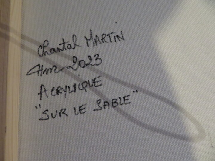 Arrière de l'œuvre