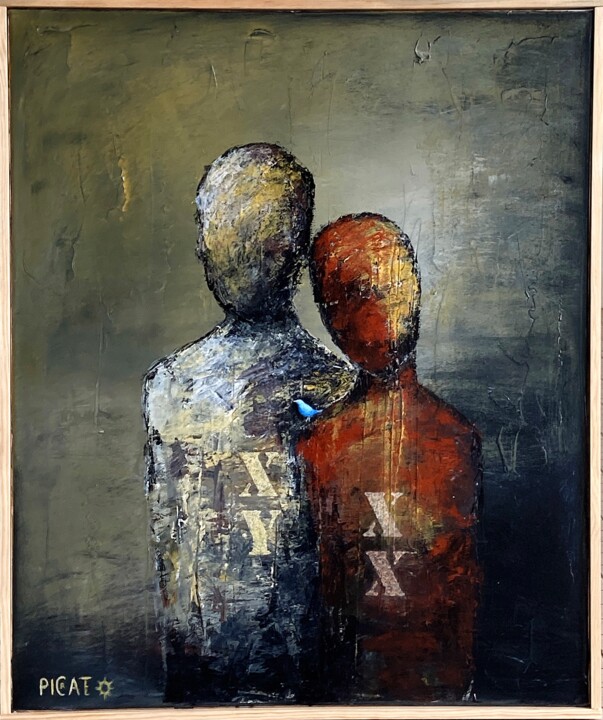 Et l’Histoire Continue… 绘画, 25.6x21.3 in