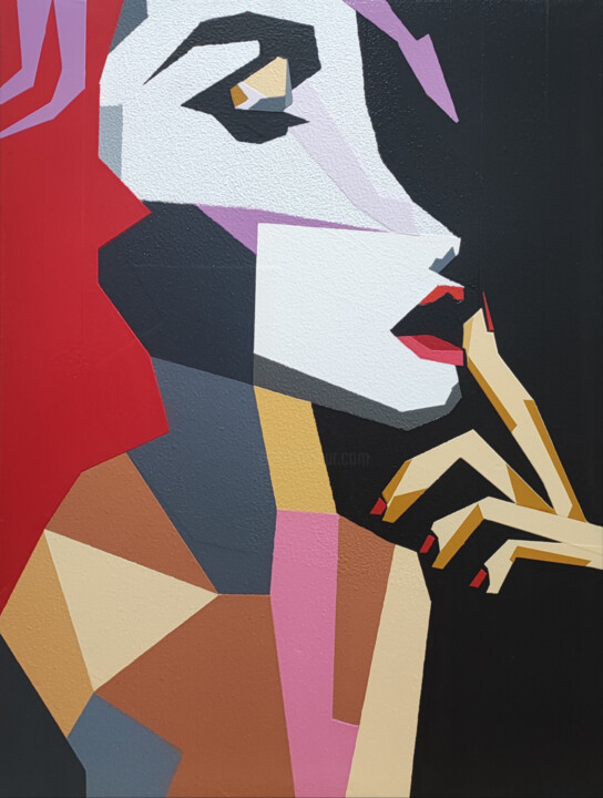 Femme 2 绘画, 15.8x11.8 in