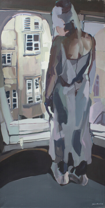 Psyche II 绘画, 55.1x27.6 in