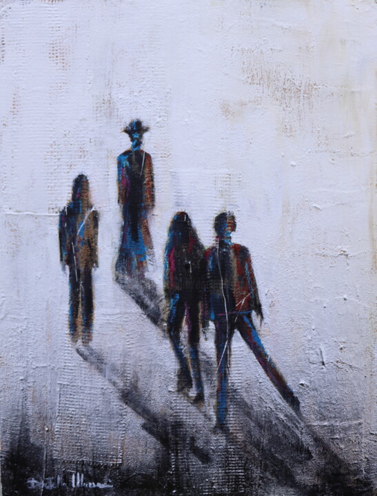People are strange 绘画, 31.5x23.6 in