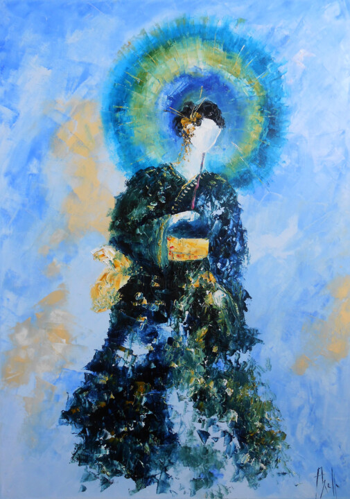 Painting,  27.6x19.7 in 