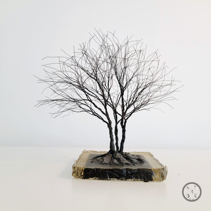 Sculpture intitulée "Palabre" par Olivier Goupil Artbre, Œuvre d'art originale, Métaux