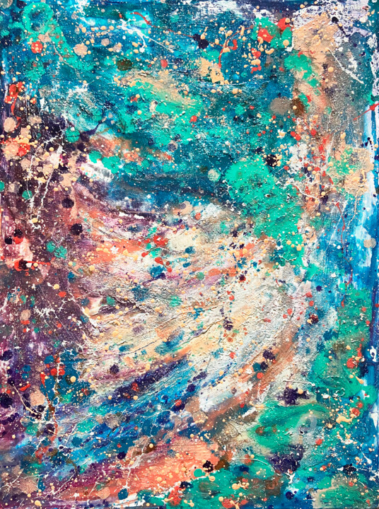 Ocean 绘画, 31.5x23.6 in