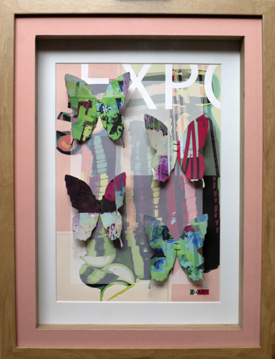 Papillons collection Ziiart 3 雕塑, 11.8x8.3 in