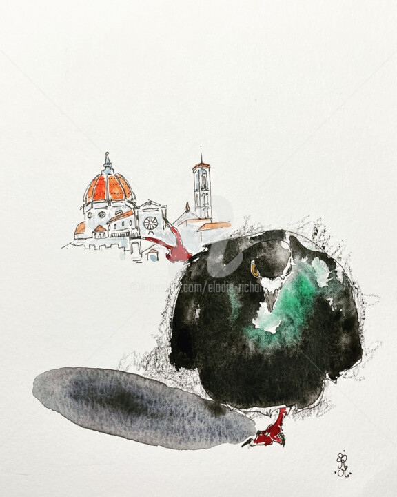 ''The Story of Twist, 1 ''(Original)(Florence, Italia) 绘画, 10x7 in