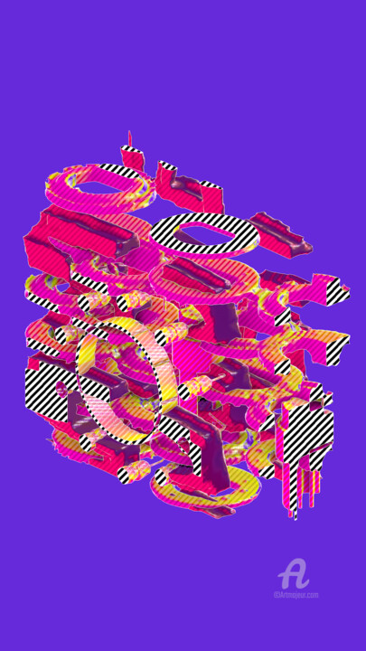 Arte digitale intitolato "Digital Sculpture #…" da Vasily Shestopalov, Opera d'arte originale, Pittura digitale