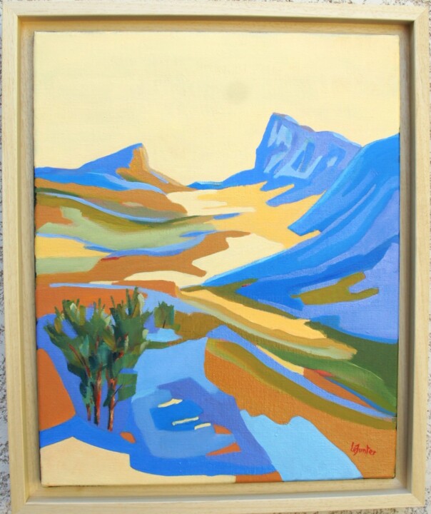 Œuvre présentée encadrée