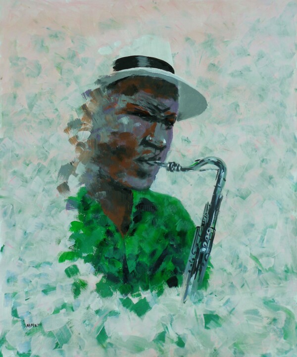 Solo Serenade 绘画, 31.5x27.6 in