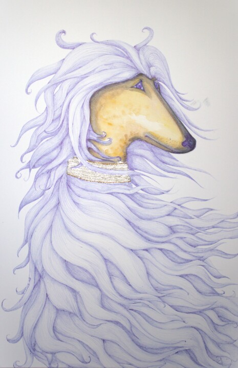 Levrier 图画, 39.4x25.6 in