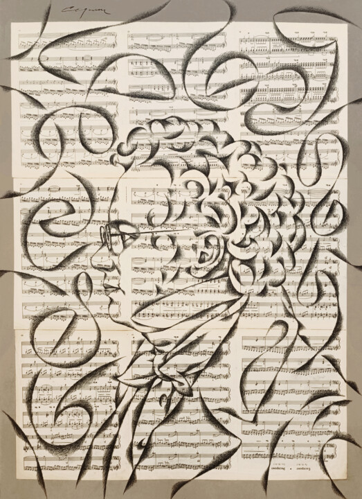 图画,  37.4x27.6 in 
