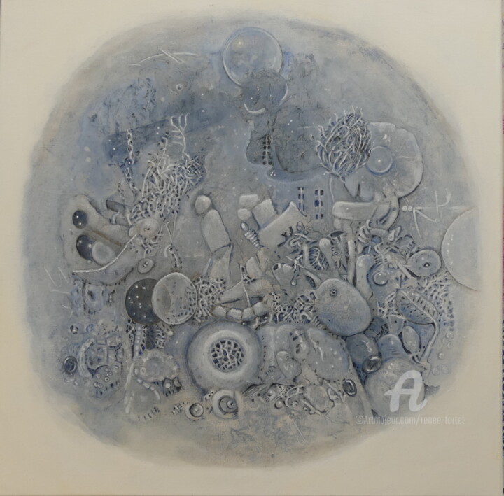 Chaos 绘画, 19.7x19.7 in