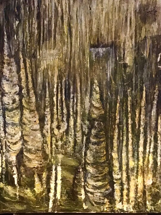 Stalagtites 绘画, 31.5x23.6 in