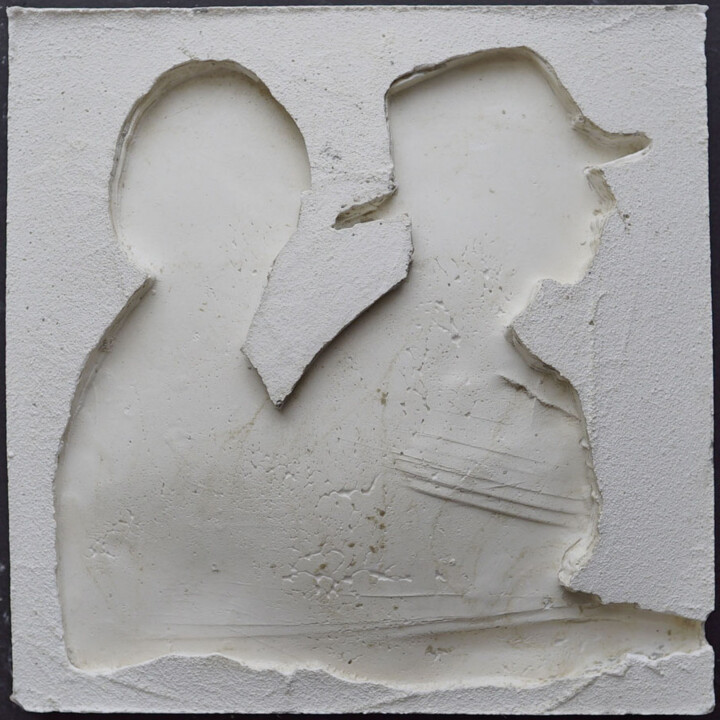 les ombres (R9) 雕塑, 5.9x5.9 in