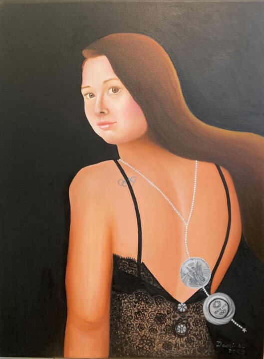 何詩蓓Siobhan Bernadette Haughey 绘画, 23.6x17.7 in