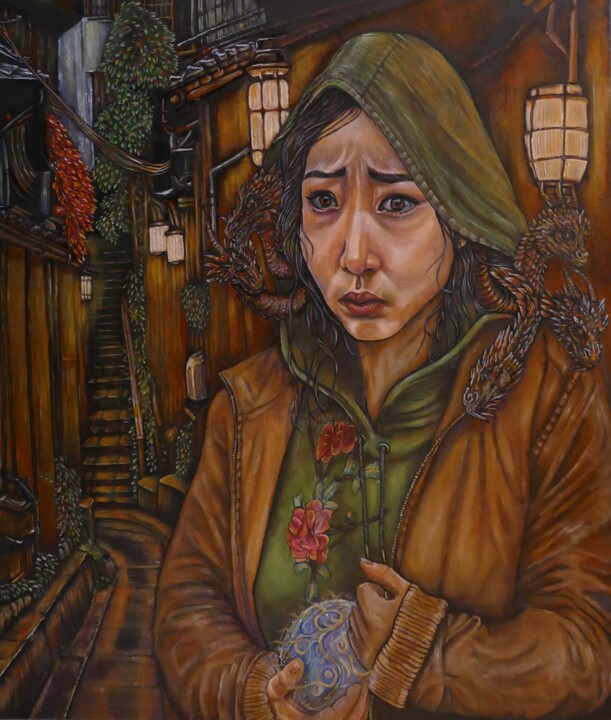 绘画,  27.6x23.6 in 