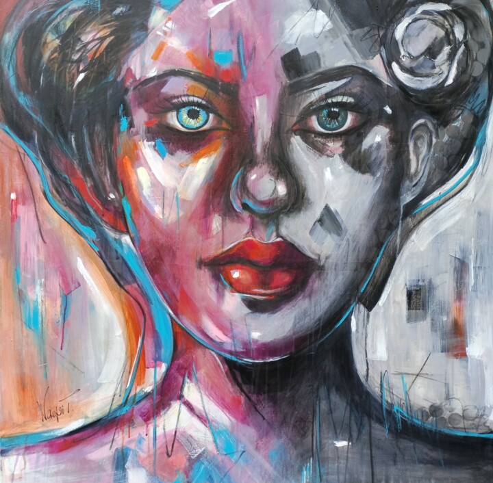 绘画,  35.4x35.4 in 