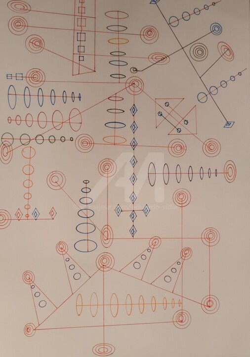 human frequency 图画, 8x5 in
