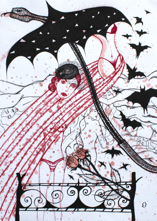 HARD STORIES_5 图画, 16.5x11.7 in