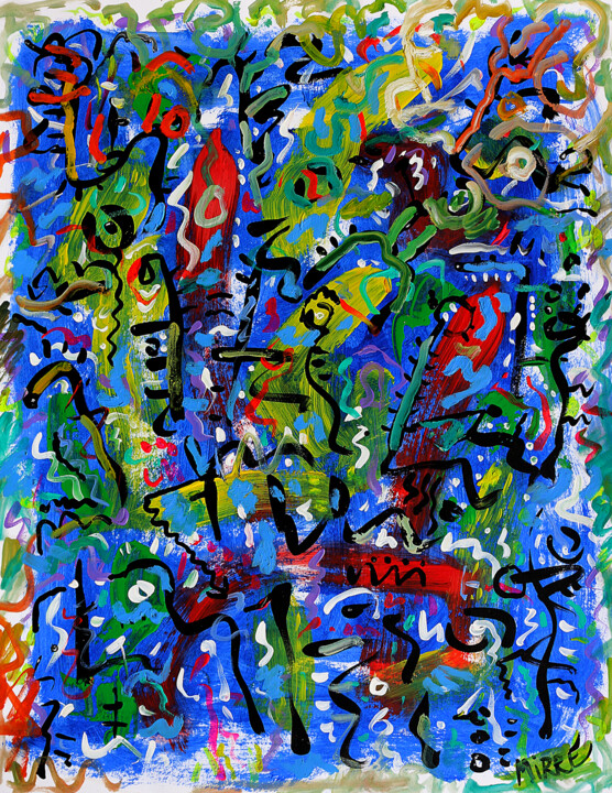 exIlliade 绘画, 25.6x19.7 in