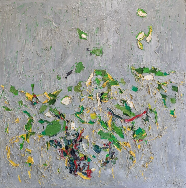 Cromatico grigio 2 绘画, 39.4x39.4 in