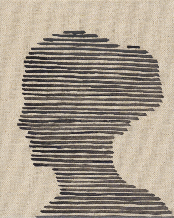 绘画,  9.5x7.9 in 