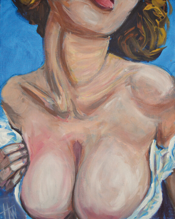 Decolletage 绘画, 20x16 in