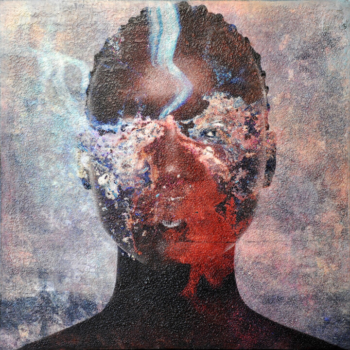 Black Opal 绘画, 39.4x39.4 in