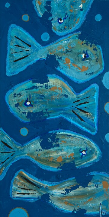 Farandole 绘画, 31.5x15.8 in