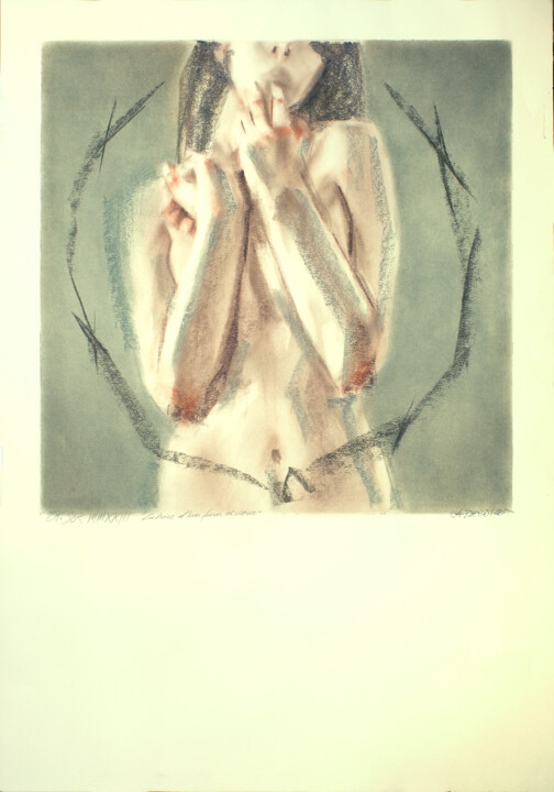 "Cahier d'un faune rêveur" Op.562 MMXXIII 图画, 39.4x27.6 in
