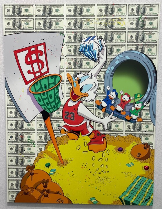 Arts numériques intitulée "DIAMOND AIR PICSOU" par N Nathan, Œuvre d'art originale, Peinture numérique