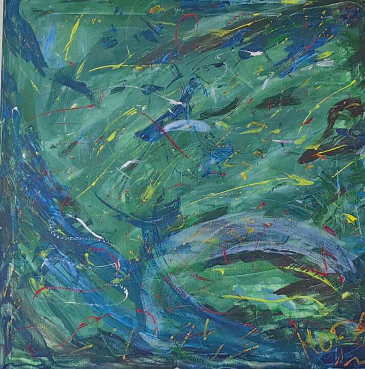 绘画,  39.4x39.4 in 