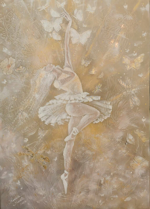 MY LIFE'S STAGE 绘画, 27.6x19.7 in