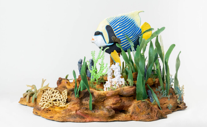 Victor, The Angelfish Sculpture, 11,6x20,9 in