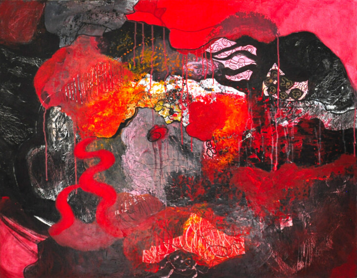 La foret 绘画, 31.5x43.3 in