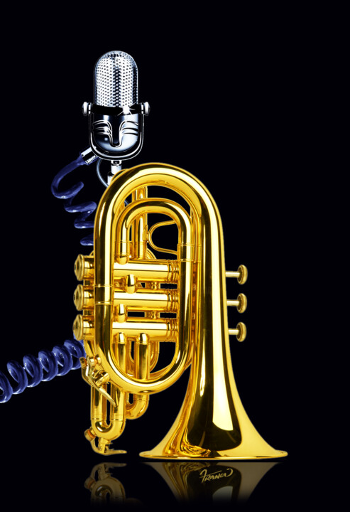 Blow Your Own Trumpet - Magazine Cover Art 数字艺术