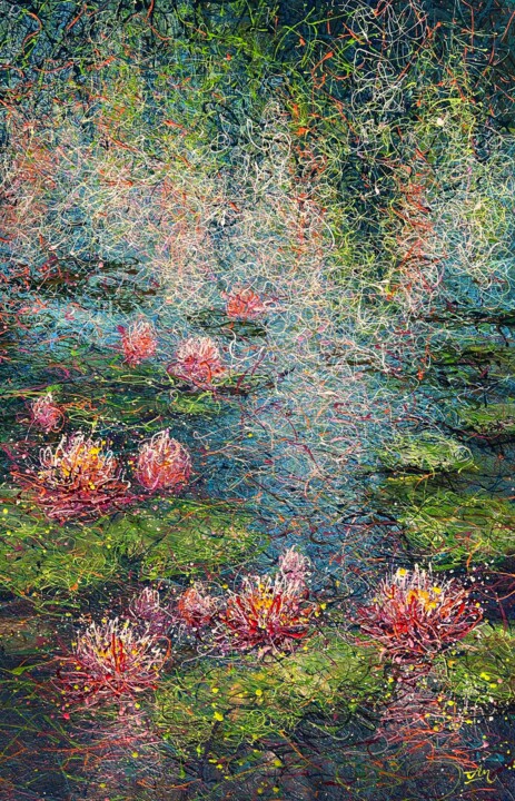 Kissed by the Morning Mist Tablo, 78,7x53,2 in