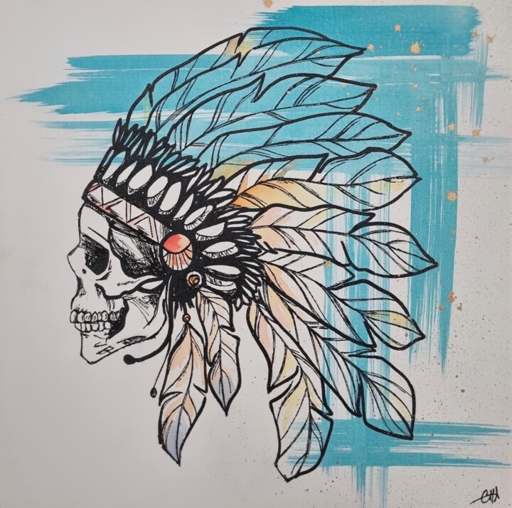 Papou 绘画, 15.8x15.8 in