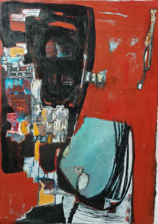 injustice si flagrante. 绘画, 36.2x26 in
