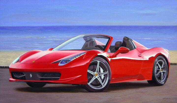 "Ferrari 458" 绘画