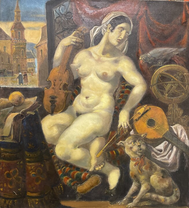 Голландия Painting, 23.6x21.3 in