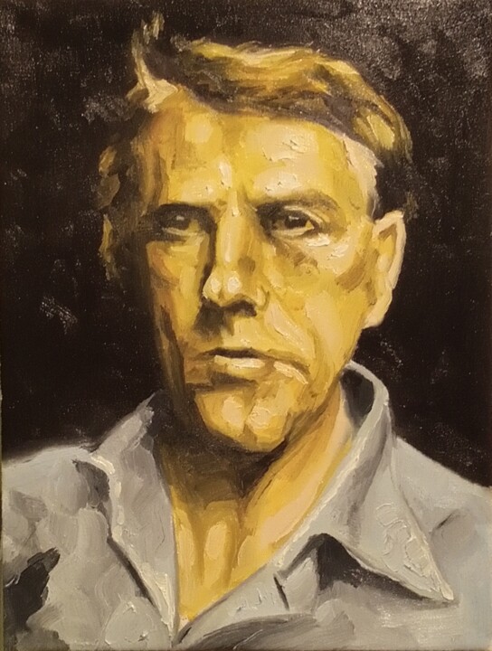 Portrait man 49 绘画, 15.8x11.8 in