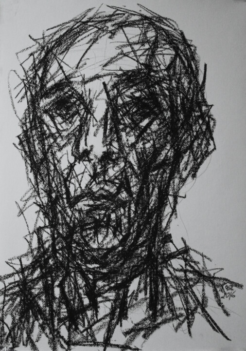 Alter ego...7 绘画, 16.5x11.8 in