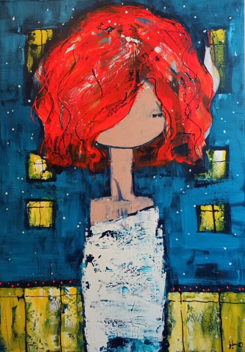 Primera nevada 绘画, 39.4x27.6 in