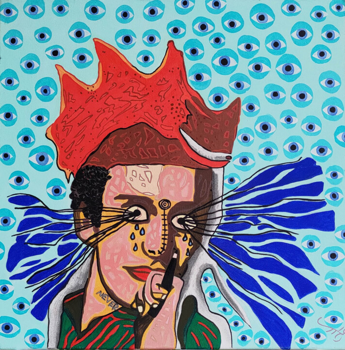 绘画,  19.7x19.7 in 
