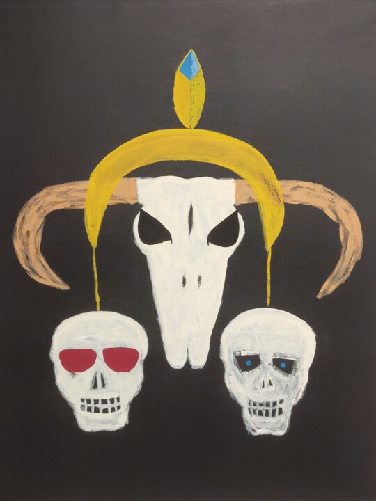 Democracy 绘画, 31.5x25.6 in