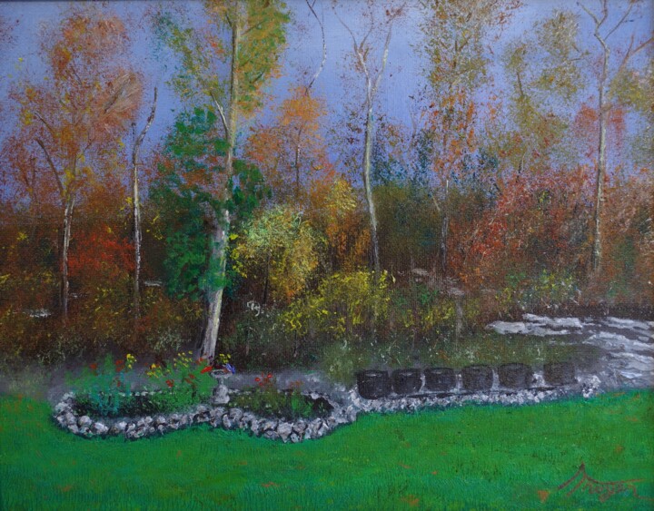 Картина под названием ""Fall Beauty"" - Andrew Troyer, Jr, Подлинное произведение искусства, Масло