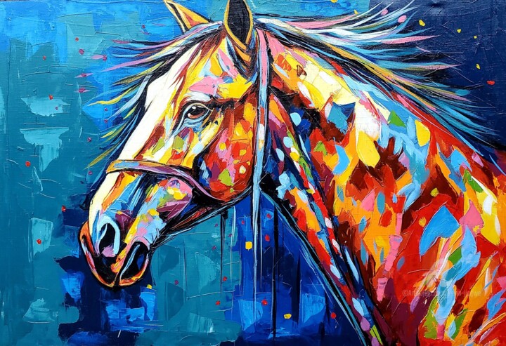 Looking shiny 绘画, 35.4x47.2 in